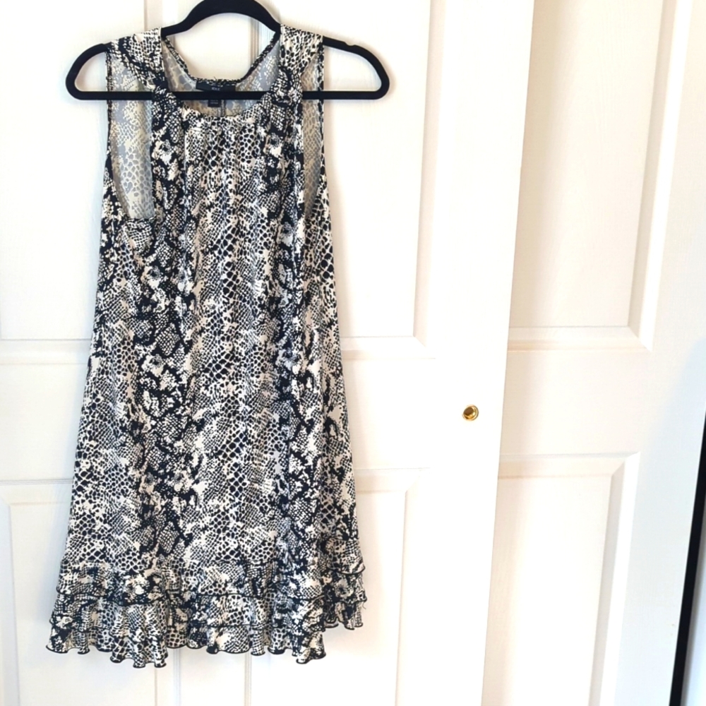 Women's summer dress size M snake print